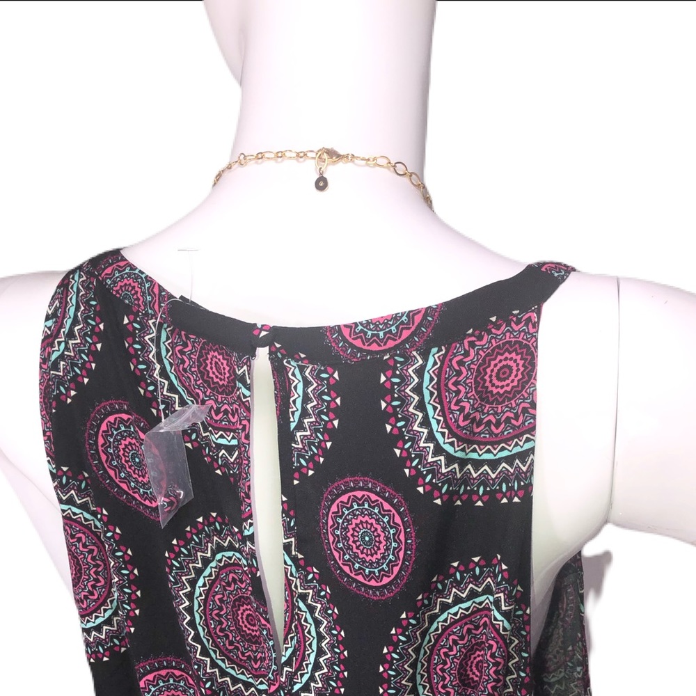 Torrid sz 2 Hi-Low Medallion Flouncy Tank Dress - Picture 7 of 12